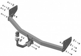Улучшение продукта! Фаркоп 90907-A подходит также на Solaris HS с 2024 г