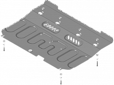 70601 Усиленная Защита картера Двигателя, КПП. 2 мм, Сталь.