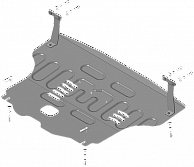 71007 Усиленная Защита картера Двигателя, КПП. 2 мм, Сталь.