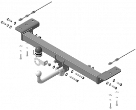 Новинка MOTODOR! Фаркоп артикул 99022-A для Chery Tiggo 4 с 2024 г