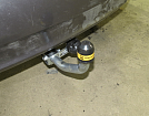 90910-A Фаркоп Motodor Hyundai Solaris 2010 - 2017; Kia Rio 2011 - 2017 (оцинк. Шар)