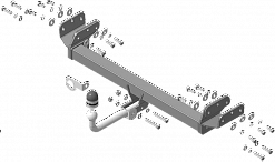 99028-A Фаркоп Motodor Omoda C5 с 2024 (оцинк. Шар)