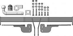 98401-A Фаркоп Motodor Maserati Levante 2016 - н.в (90023)