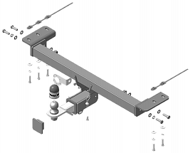 Новинка MOTODOR! Фаркоп артикул 99023-E для Chery Tiggo 4 с 2024 г