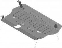 73905 Усиленная Защита картера Двигателя, КПП. 2 мм, Сталь.