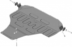 72204 Усиленная Защита картера Двигателя. 2 мм, Сталь.