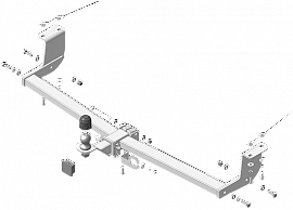 Новинка ZincaR! Фаркоп артикул ZH301E для Honda Stepwgn с 2022 г.