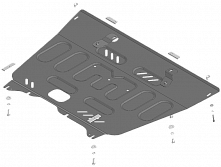 77802 Усиленная Защита картера Двигателя, КПП. 2 мм, Сталь.