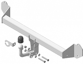 Новинка ZincaR! Фаркоп артикул ZB103A для BMW X1 (F48); X2 (F39); Mini Countryman; Clubman