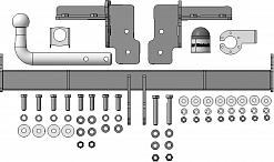 92203-A Фаркоп Motodor Subaru Outback  2015 - 2020 (оцинк. Шар)