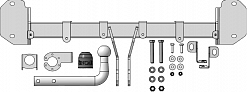 ZB102A Фаркоп ZincaR ОЦИНКОВАННЫЙ BMW X3 (G01); X4 (G02) (оцинк. Шар)