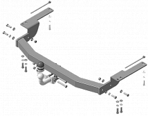 92508-A Фаркоп Motodor Toyota Land Cruiser Prado 150; Lexus GX460; c 2009 г.в. - н.в (оцинк. Шар)