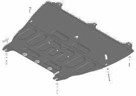 Улучшение продукта! Защита 59014 также подходит на Chery Tiggo 9 c 2024 г.