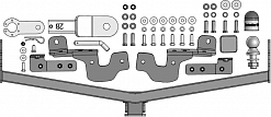 99025-E Фаркоп Motodor Chery Tiggo 9 с 2024 г. (оцинк. Шар)
