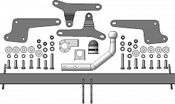 92526-A Фаркоп Motodor Toyota RAV4 MTR Design 2019 - 2022 (оцинк. Шар)