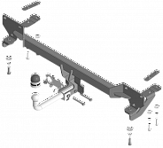 97807-A Фаркоп Motodor GAC GS4 2024 - н.в (оцинк. Шар)
